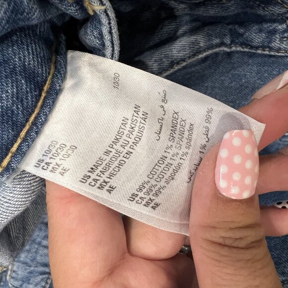 On 34th Jeans Womens 10 Wide Leg High Rise Denim - Picture 5 of 8